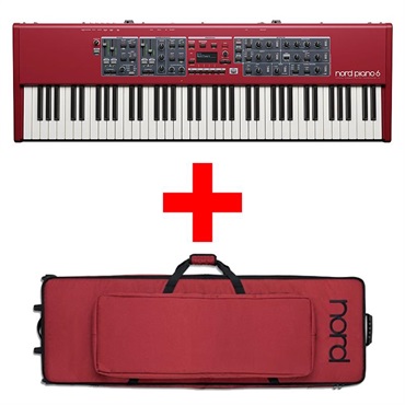 Nord（CLAVIA） Nord Piano 6 73+専用キャリングケースセット (ノード)(73鍵)(ステージピアノ)(トリプルセンサー鍵盤)(Nord Piano6)※配送事項要ご確認