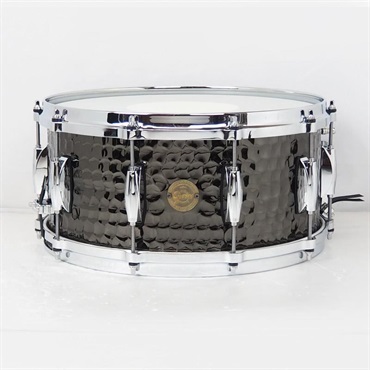 GRETSCH 【創業50周年大決算SALE】S1-6514-BSH [Full Range Snare Drum / Hammered Black Steel 14×6.5]【店頭展示特価品】