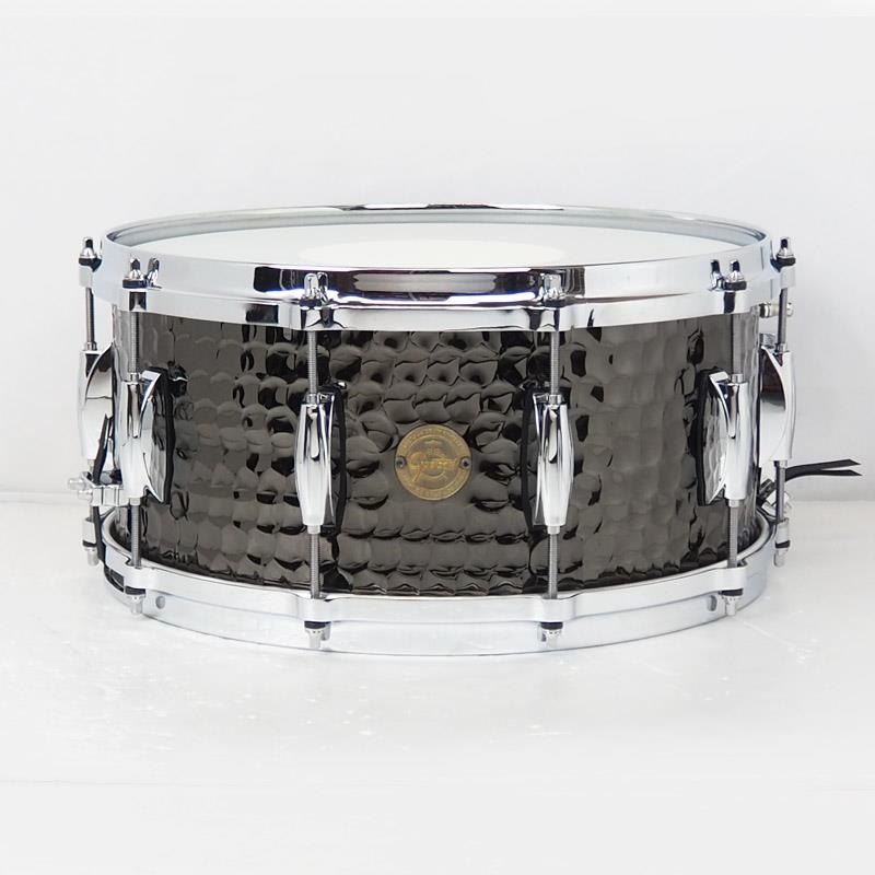 GRETSCH 【創業50周年大決算SALE】S1-6514-BSH [Full Range Snare Drum / Hammered Black Steel 14×6.5]【店頭展示特価品】