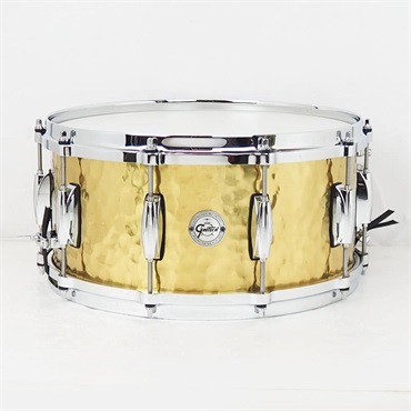 GRETSCH GRETSCH 【創業50周年大決算SALE】S1-6514-BRH [Full Range Snare Drum / Hammered Brass 14×6.5]【店頭展示特価品】