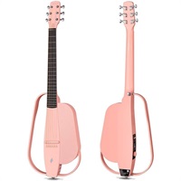 【1本限定大特価！】【史上最大決算セール】NEXG (Pink 50Wアンプ内蔵サイレントギター エンヤ