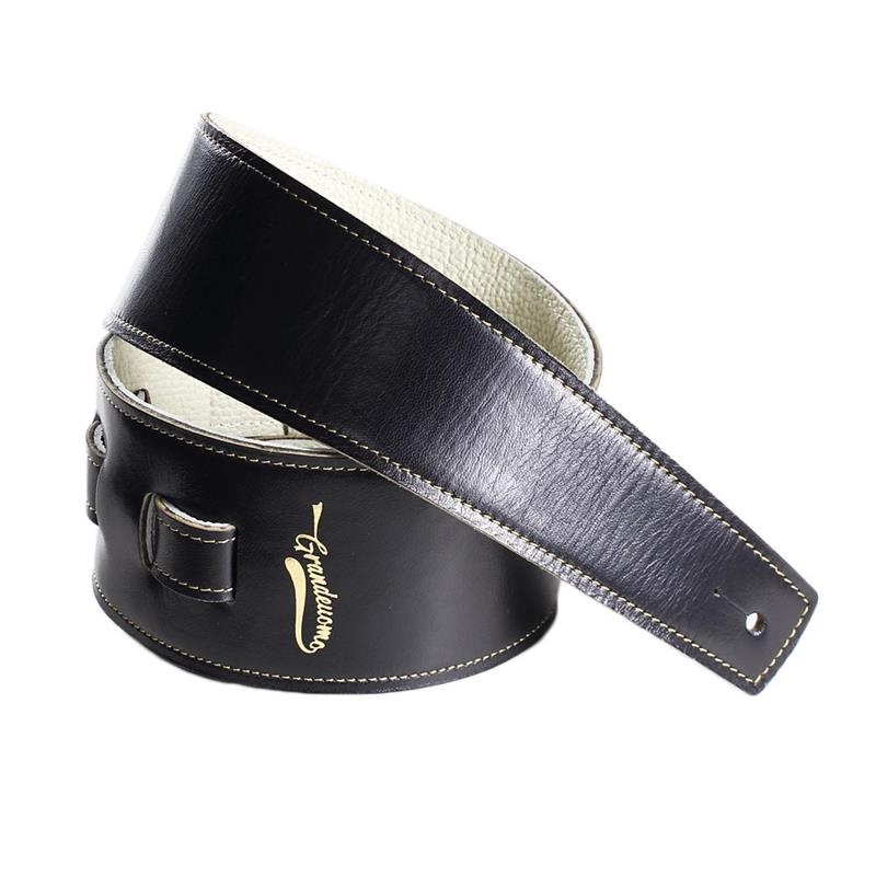Grande uomo 茶芯レザーストラップ [Black/Cream]