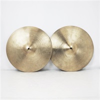 VINTAGE 70s A Zildjian New Beat HiHat 14 pair [Top:998g/Bottom:1458g]