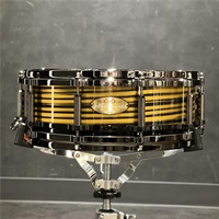 Masterworks Snare Drum 14x5 Free Floating -Gold Swirl on Black Carbon【イケベ楽器店創業50周年記念モデル】