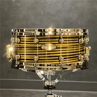 Masterworks Snare Drum 14x6.5 -Gold Swirl on Black Carbon【イケベ楽器店創業50周年記念モデル】