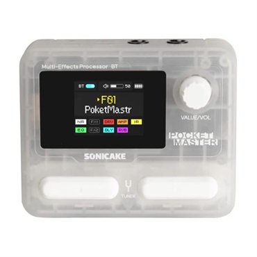 SONICAKE 【専用キャリングバッグ付き！】Pocket Master / Clear White ソニケーキ [クリアホワイト/QME-10TWH] ポケットマスター