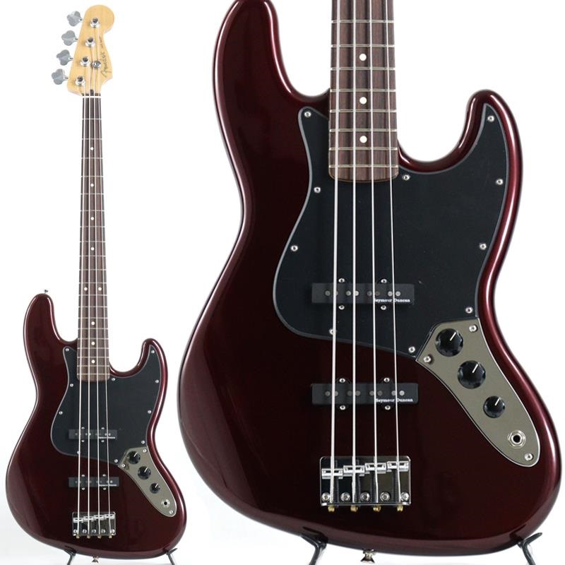 Fender MEX LTD Player II Jazz Bass with Roasted Maple Neck/Apollo Jazz Bass Linear Noiseless PU (Oxblood)
