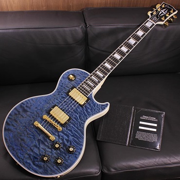 Gibson 1968 Les Paul Custom 5A Quilt Maple Top Gloss Cobalt Trans Blue SN. 502578