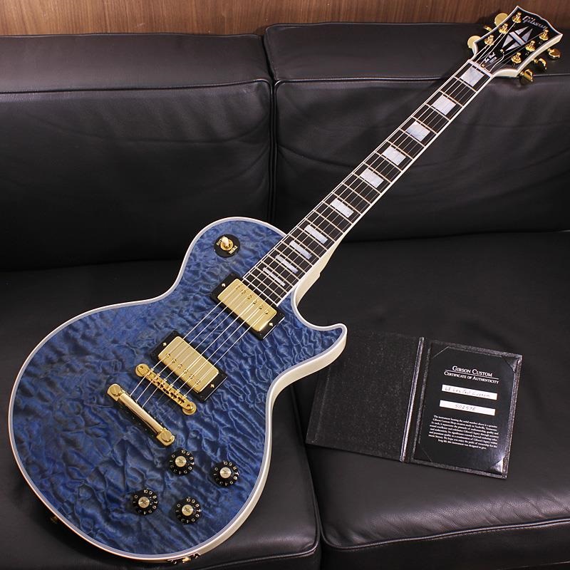 Gibson 1968 Les Paul Custom 5A Quilt Maple Top Gloss Cobalt Trans Blue SN. 502578