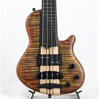 Cali 4 FL Flamed Maple 3A Top #645 [Fretless]