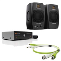 D3V+ARC Studio 2.0mケーブルセット (ブラック)(IK Multimedia)(アイケーマルチメディア)(アダム)(モニタースピーカー)(スタンドアローン音響補正ハードウェア・プロセッサー)