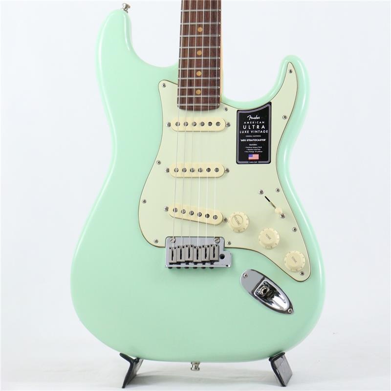 Fender USA American Ultra Luxe Vintage '60s Stratocaster (Surf Green/Rosewood)