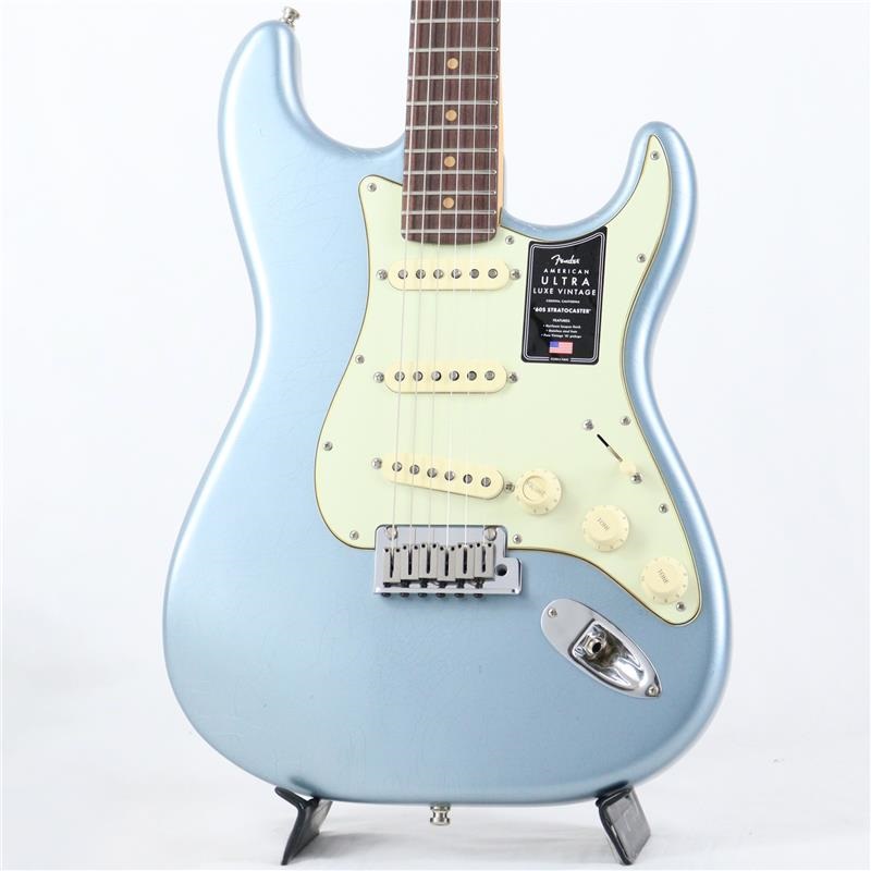 Fender USA American Ultra Luxe Vintage '60s Stratocaster (Ice Blue Metallic/Rosewood)