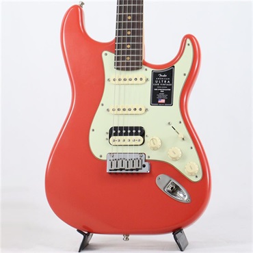 Fender USA American Ultra Luxe Vintage '60s Stratocaster HSS (Fiesta Red/Rosewood)