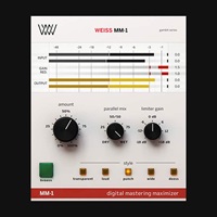 Weiss MM-1 Mastering Maximizer(ソフチューブ)(プラグインソフト)(オンライン納品)