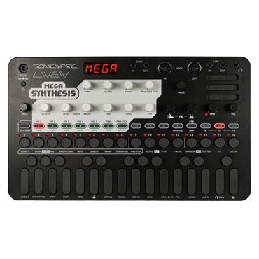 SONICWARE LIVEN MEGA SYNTHESIS ソニックウェア レトロ・ゲームミュージック・コンポーザー