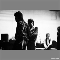 No. 02 Tokyo Japan 1990 Rehearsal ｽﾄｰﾝｽﾞ来日35周年有賀幹夫写真展額装
