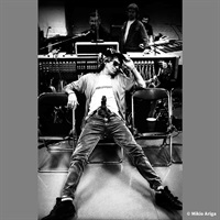 No. 06 Tokyo Japan 1990 Rehearsal ｽﾄｰﾝｽﾞ来日35周年有賀幹夫写真展額装