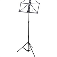 MS-2AL/BK (ブラック)(譜面台)(折り畳み式)(アルミ製)