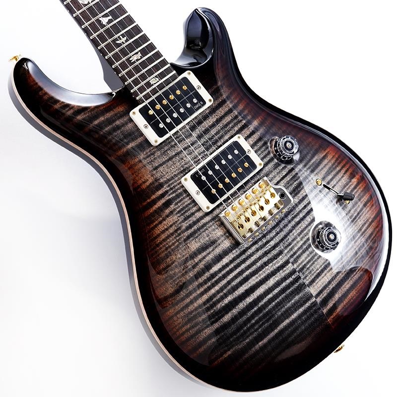 P.R.S. Custom 24 10 Top (Charcoal Tri-Color Burst) SN.0407861 2025生産モデル 【PRS直筆サイン入り】