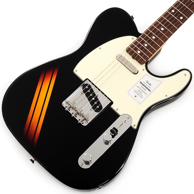 Fender Made in Japan Traditional 2025 Collection 60s Telecaster (Competition Black/3-Color Sunburst/Rosewood)