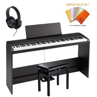 (台数限定・純正ピアノダストカバー付)コルグ 電子ピアノ デジタルピアノ B2+SP BLACK +純正ピアノイス(PC-300BK)セット (ヘッドホン・お手入れクロス付) (※沖縄・離島送料別途お見積もり)