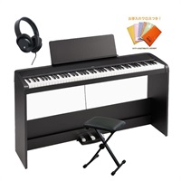 (台数限定・純正ピアノダストカバー付) コルグ 電子ピアノ デジタルピアノ B2+SP BLACK + X型ピアノベンチセット (ヘッドホン・お手入れクロス付) (※沖縄・離島送料別途お見積もり)