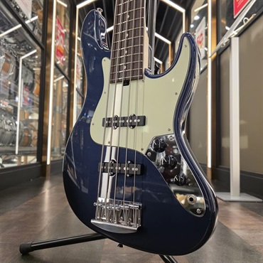 Kikuchi Guitars Hermes Series MV5 PASSIVE (Dark Lake Placid Blue)