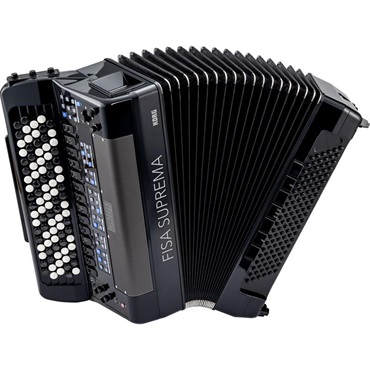 【初回分完売・次回2025年冬頃予定】FISA SUPREMA BUTTON ボタン式 電子アコーディオン (FSUP-B MBK) AERO DIGITAL INSTRUMENT コルグ フィサ スプレーマ クロマチック