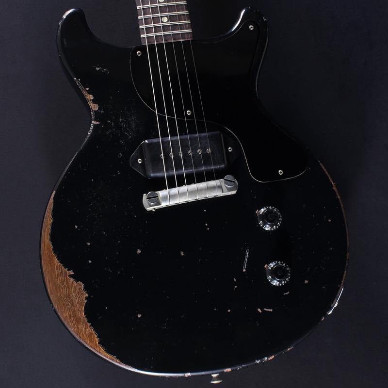 Gibson Murphy Lab 1960 Les Paul Junior Double Cut Ebony Ultra Heavy Aged #05308