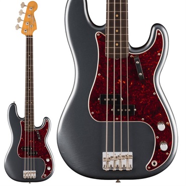 Fender MEX Limited Edition Vintera II Road Worn '60s Precision Bass (Charcoal Frost Metallic / Rosewood)