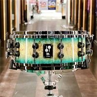 【イケベ楽器店創業50周年記念モデル】SQ2 System Snare Drum - Maple Vintage 14x6 - Blue Burst on Scandinavian Birch [No.22772]
