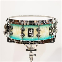 【イケベ楽器店創業50周年記念モデル】SQ2 System Snare Drum - Maple Vintage 14x6 - Blue Burst on Scandinavian Birch
