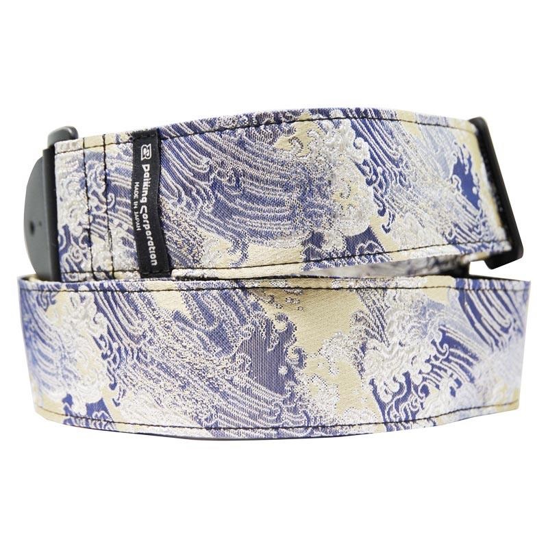 Daiking Corporation 西陣織りギターストラップ DGS-NKNG-60 金欄波頭柄