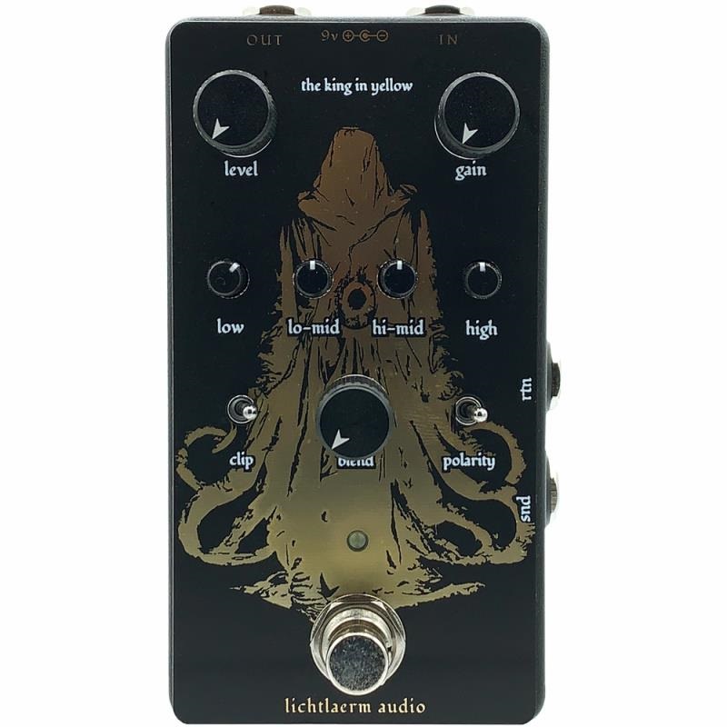 Lichtlaerm Audio King in Yellow -Parallel Blending Overdrive-　リヒラムオーディオ オーバードライブ