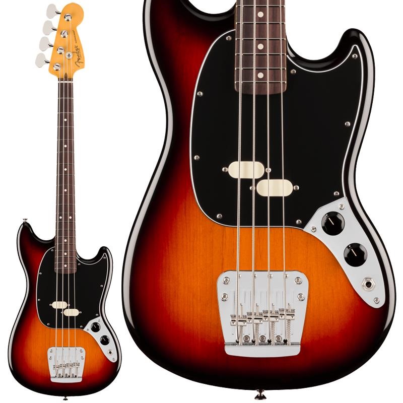 Fender USA American Professional Classic Mustang Bass (3-Color Sunburst/Rosewood)