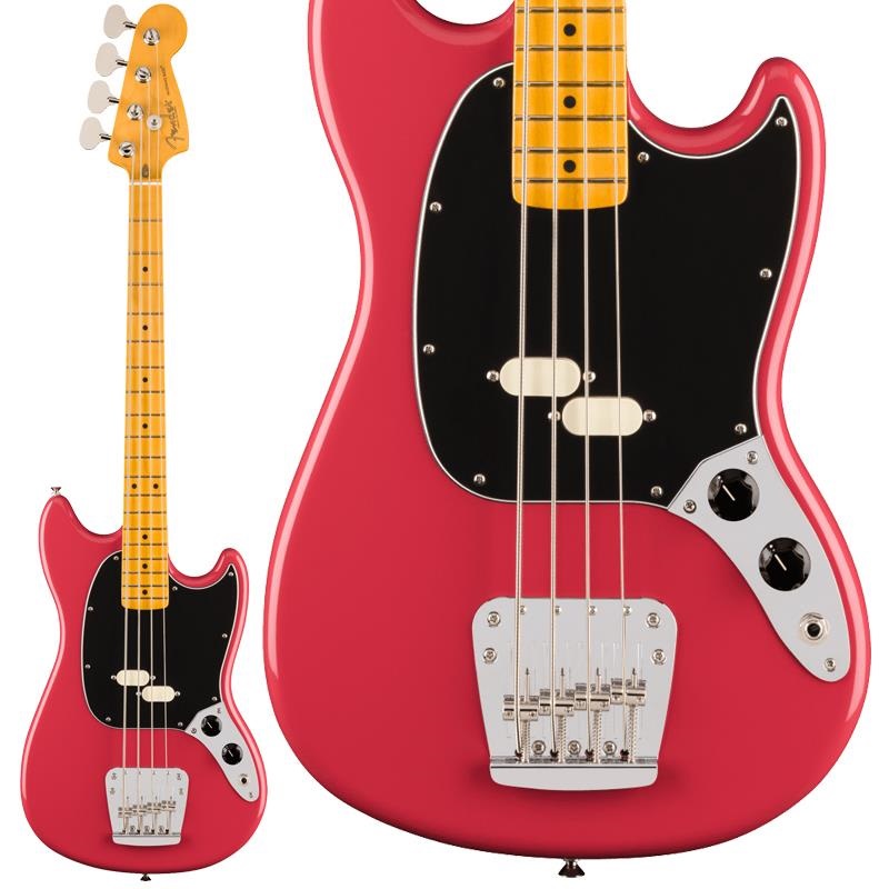 Fender USA American Professional Classic Mustang Bass (Faded Dakota Red/Maple)