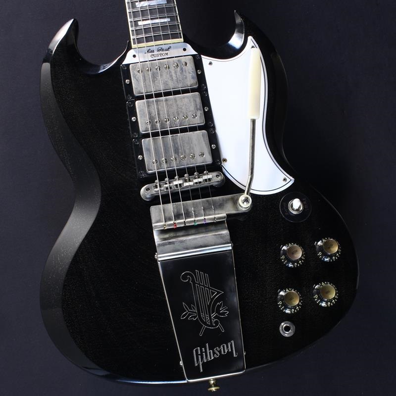 Gibson USED 中古 Murphy Lab 1963 Les Paul SG Custom Reissue 3-Pickup w/Maestro Ultra Light Aged (TV Black)