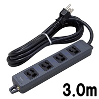 MR7904TJ3BB (3.0m)(メイコウシャ)(電源タップ)(抜け止め接地タップ)(4コ口)
