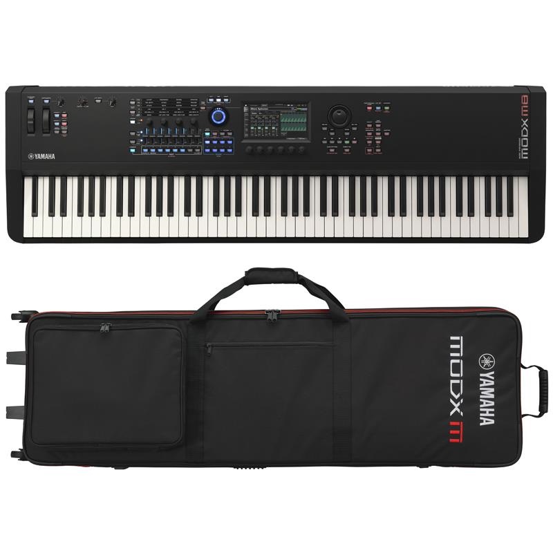 YAMAHA (予約商品10月24日発売) MODX M8 (88鍵盤) 純正ソフトケースセット (SC-MODX M8) ヤマハ シンセサイザーMODXM (MONTAGE直系) 88key