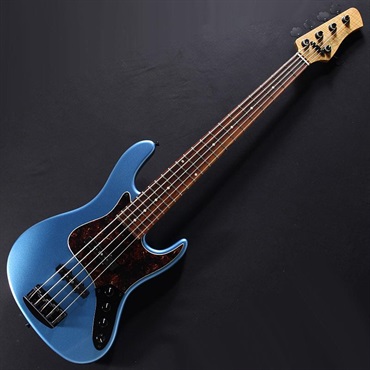 Kikuchi Guitars Custom 5st J Bass African Mahogany Body / Cocobolo Fingerboard (Pelham Blue)