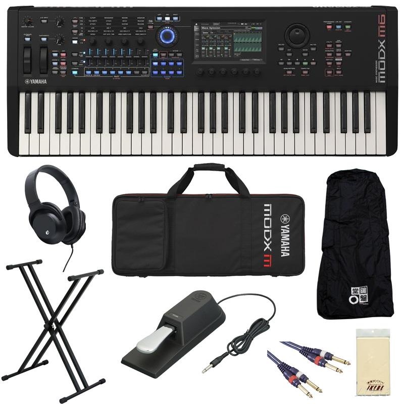 YAMAHA (予約商品11月上旬～中旬頃予定) MODX M6［キーボード入門セット] イケベオリジナル・レインカバー付き！ 【kbdset】 ヤマハ シンセサイザーMODXM (MONTAGE直系) 61key ※配送事項要ご確認