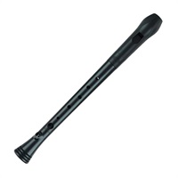 ヌーボ / FGREBKJP プラスチック製 ソプラノリコーダー Recorder (Black)
