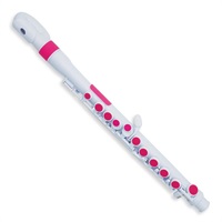 ヌーボ / N220JFPK プラスチック製 お子様向けフルート jFlute (White/Pink)