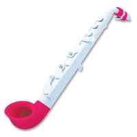 ヌーボ / N520JWPK プラスチック製 C調 簡単サックス jSax (White/Pink)