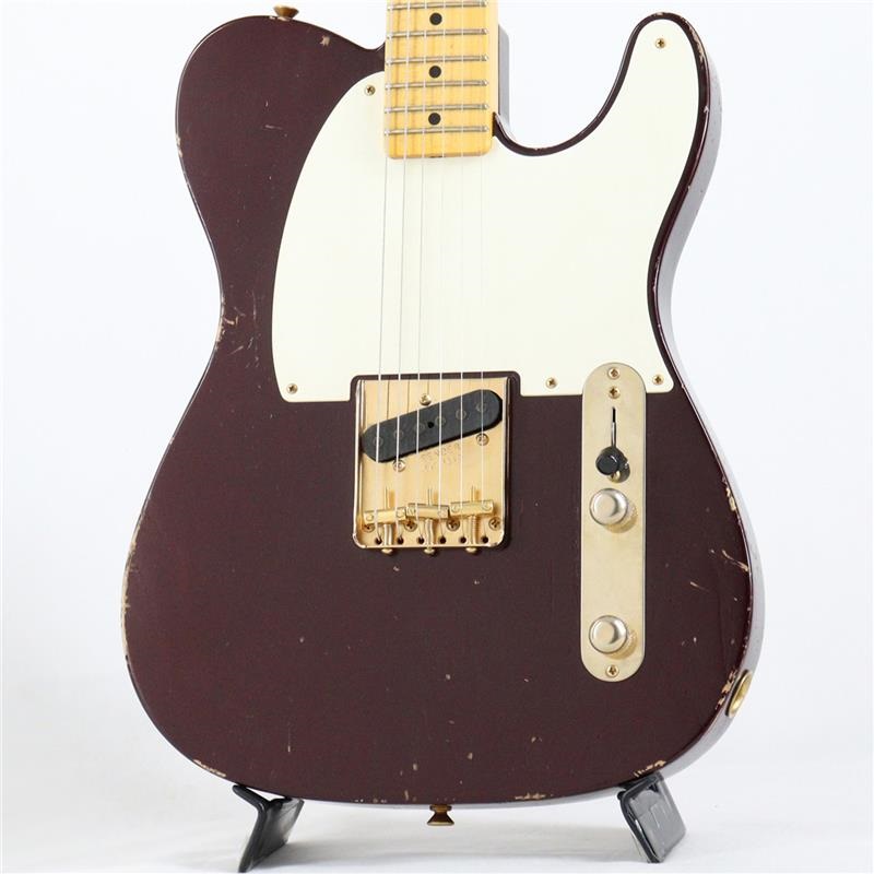 Fender Custom Shop MBS 1950s Esquire Journeyman Relic Master Built by Jason Smith (Oxblood Metallic) [SN.R145279]
