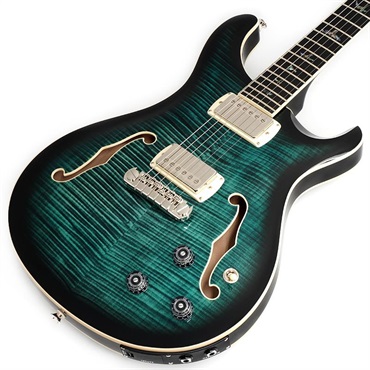 P.R.S. SE Hollowbody II Piezo (Peacock Blue Burst)
