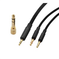 Audiophile cable， 1.4 m (black)， textile (ベイヤーダイナミック)(リケーブル)