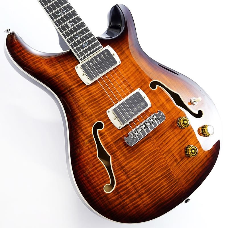 P.R.S. SE Hollowbody II Piezo (Orange Tiger Smokeburst) SN.CTCI04226