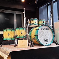 【イケベ楽器店創業50周年記念モデル】SQ2 System 5pc Drum Kit - Maple Vintage - Blue Burst on Scandinavian Birch [BD22，TT10，TT12，FT14，FT16]